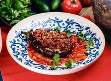 Фаршированный баклажан