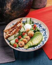 КРЕВЕТКИ С АВОКАДО