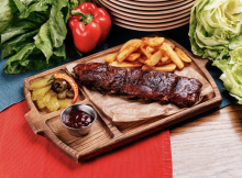 Рёбра свиные в смокере